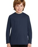 42400B Gildan Youth Core Performance Long-Sleeve T in Navy