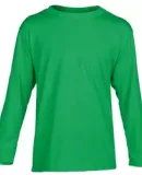 42400B Gildan Youth Core Performance Long-Sleeve T IRISH GREEN