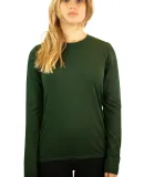 42400L Gildan Ladies' Core Performance Long Sleeve FOREST GREEN