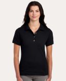 437W Jerzees Ladies' Jersey Polo with SpotShield in Black