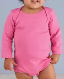 4411 Rabbit Skins Infant Baby Rib Long-Sleeve Cree RASPBERRY