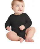 4411 Rabbit Skins Infant Baby Rib Long-Sleeve Cree BLACK