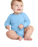 4411 Rabbit Skins Infant Baby Rib Long-Sleeve Cree LIGHT BLUE