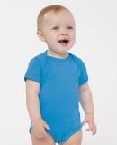 4424 Rabbit Skins Infant Fine Jersey Creeper in Tradewind