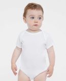 4424 Rabbit Skins Infant Fine Jersey Creeper in White