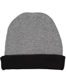 4451 Rabbit Skins Infant Cap Granite Heather/ Black