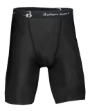 4607 Badger Men's 8" Inseam B-Fit Blended Compress Black