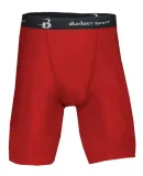 4607 Badger Men's 8" Inseam B-Fit Blended Compress Red