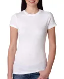 4990 Bayside Ladies' Fashion Jersey Tee White