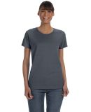 5000L Gildan Missy Fit Heavy Cotton T-Shirt in Dark heather