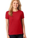 5000L Gildan Missy Fit Heavy Cotton T-Shirt in Red