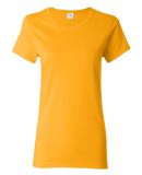 5000L Gildan Missy Fit Heavy Cotton T-Shirt in Gold