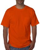 5070 Bayside Adult Short-Sleeve Cotton Tee with Po in Bright orange