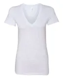 BELLA 6035 Womens Deep V Neck T Shirts in Ash