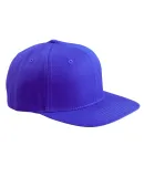 Yupoong 6089M Wool Blend Snapback GREEN Under Bill in Royal blue