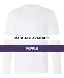 6100 Bayside Adult Long-Sleeve Cotton Tee Purple