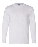 6100 Bayside Adult Long-Sleeve Cotton Tee in Ash