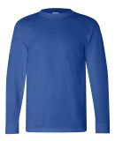 6100 Bayside Adult Long-Sleeve Cotton Tee in Royal