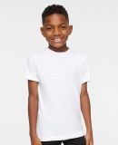 6101 LA T Youth Fine Jersey T-Shirt in White