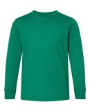 6201 LA T Youth Fine Jersey Long Sleeve T-Shirt in Kelly