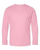 6201 LA T Youth Fine Jersey Long Sleeve T-Shirt in Pink
