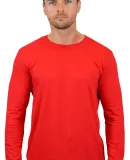 64400 Gildan Adult Softstyle Long-Sleeve T-Shirt in Cherry red