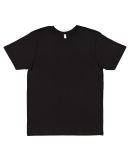 6901 LA T Adult Fine Jersey T-Shirt in Blended black