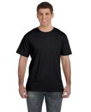 6901 LA T Adult Fine Jersey T-Shirt in Black