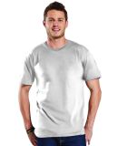 6901 LA T Adult Fine Jersey T-Shirt in Blended white