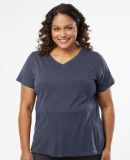 6901 LA T Adult Fine Jersey T-Shirt in Vintage denim