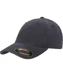 6997 Yupoong Flexfit Garment-Washed Cotton Cap in Navy