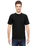 7100 Bayside Adult Short-Sleeve Tee with Pocket in Black