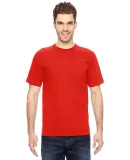 7100 Bayside Adult Short-Sleeve Tee with Pocket in Orange