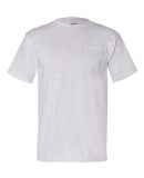 7100 Bayside Adult Short-Sleeve Tee with Pocket in Ash