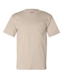 7100 Bayside Adult Short-Sleeve Tee with Pocket in Sand