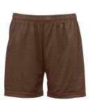 7216 Badger Ladies' Mesh/Tricot 5-Inch Shorts in Brown