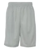 7219 Badger Adult Mesh Shorts With Pockets Silver