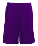 7219 Badger Adult Mesh Shorts With Pockets Purple