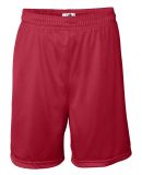 7237 Badger Adult Mini-Mesh 7-Inch Shorts in Red