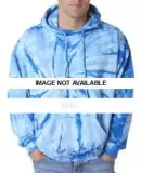 8777 tie dye Adult Tie-Dyed Spider Hoodie WHITE