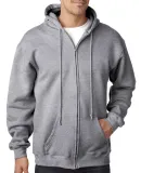 900 Bayside Adult Hooded Full-Zip Blended Fleece DARK ASH