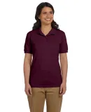 94800L Gildan Missy Fit Gildan DryBlendPiqu in Maroon