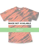 200TS Dyenomite Tie-Dye Adult Tiger Stripe Tee Kelly