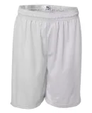 7207 Badger Adult Mesh/Tricot 7-Inch Shorts White