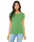 BELLA 8413 Womens Tri-blend T-shirt in Green triblend