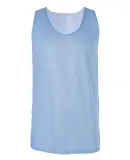 8529 Badger Adult Mesh Reversible Tank Columbia Blue/ White