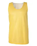 8529 Badger Adult Mesh Reversible Tank Gold/ White