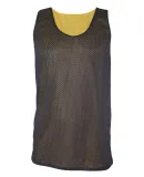 8529 Badger Adult Mesh Reversible Tank Navy/ Gold