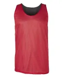 8529 Badger Adult Mesh Reversible Tank Red/ Black