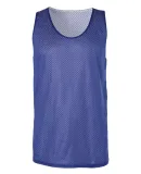 8529 Badger Adult Mesh Reversible Tank Royal/ White